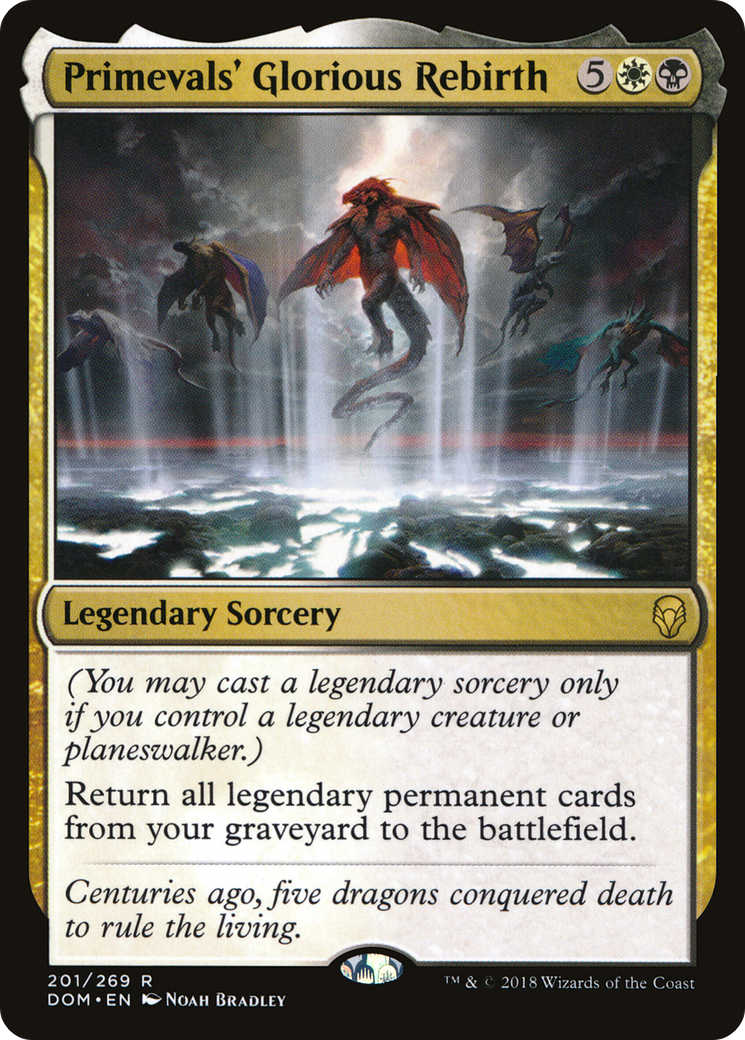 Image of Primevals' Glorious Rebirth (DOM-201) - Dominaria