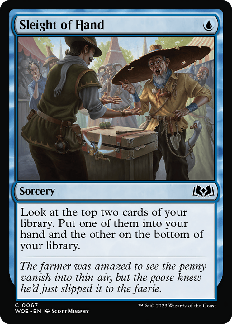 Image of Sleight of Hand (WOE-067) - Wilds of Eldraine Foil