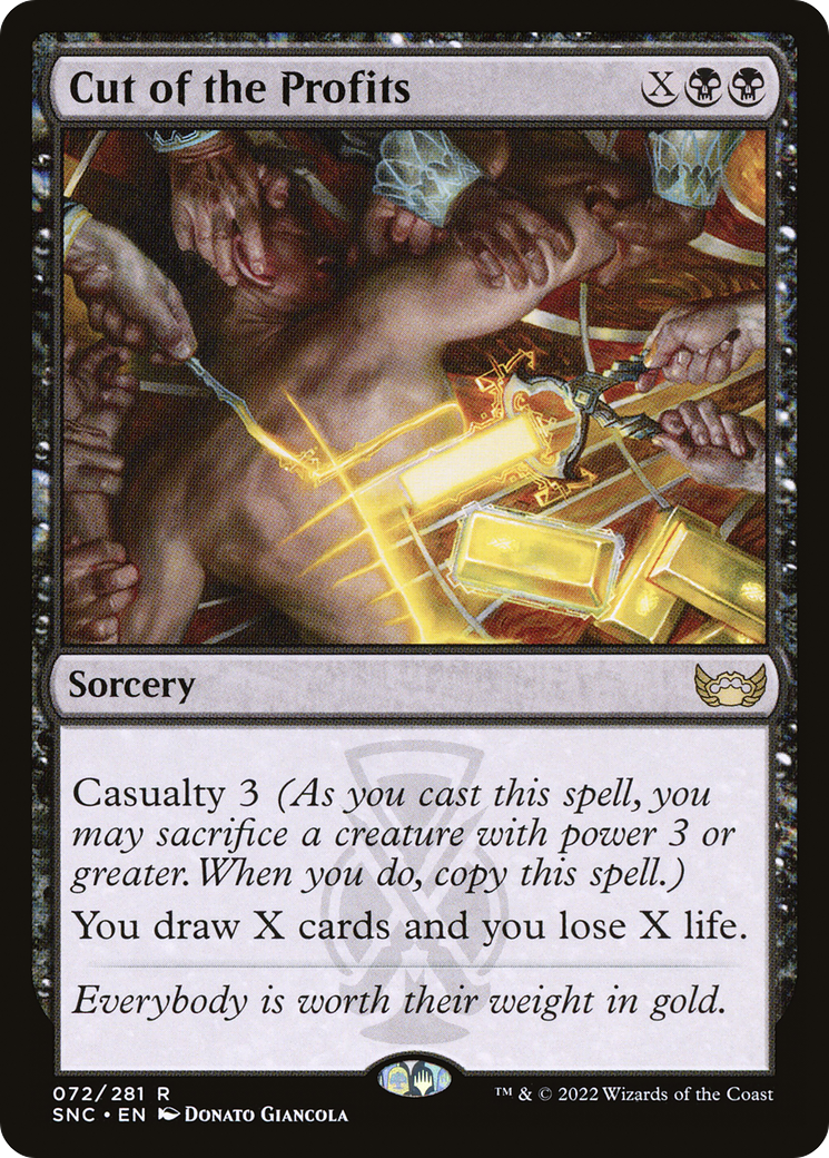 Image of Cut of the Profits (SNC-072) - Streets of New Capenna
