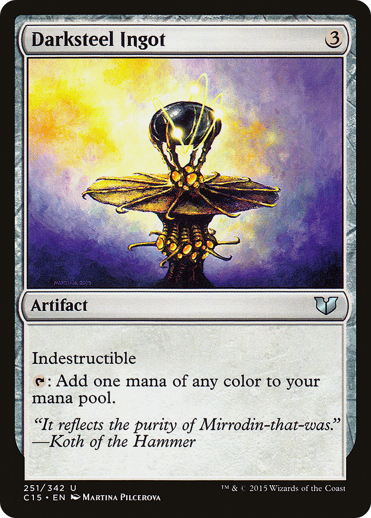 Image of Darksteel Ingot (C15-251) - Commander 2015
