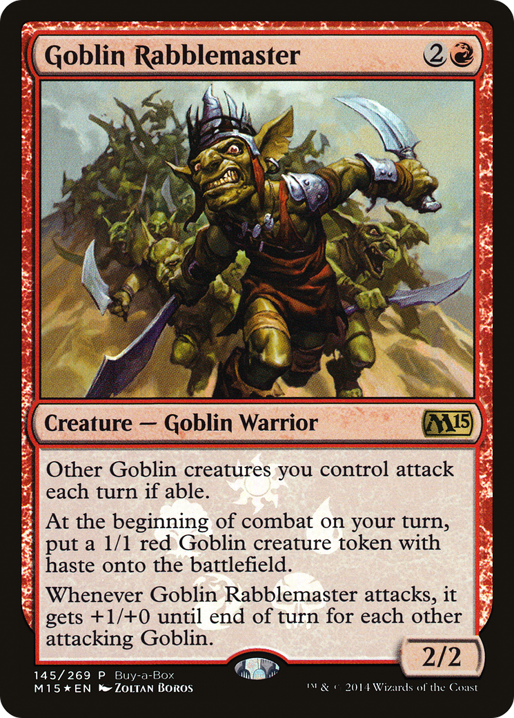 Image of Goblin Rabblemaster (BABP-145) - Magic 2015 Promos Foil
