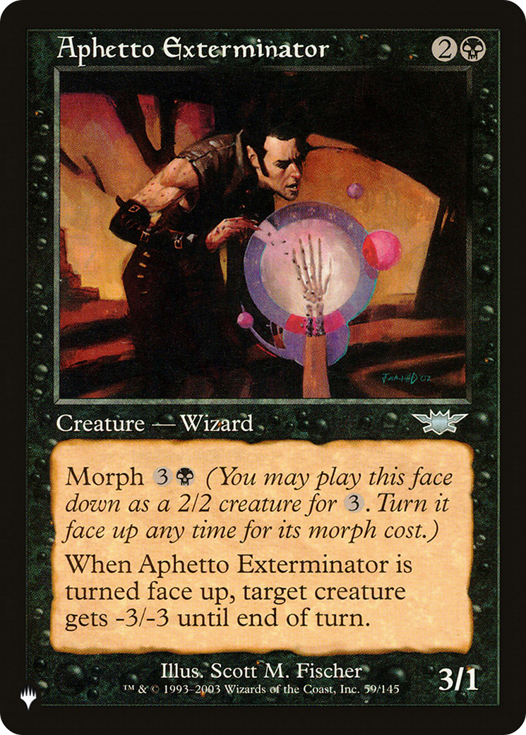 Image of Aphetto Exterminator (LIST-LGN-59) - The List