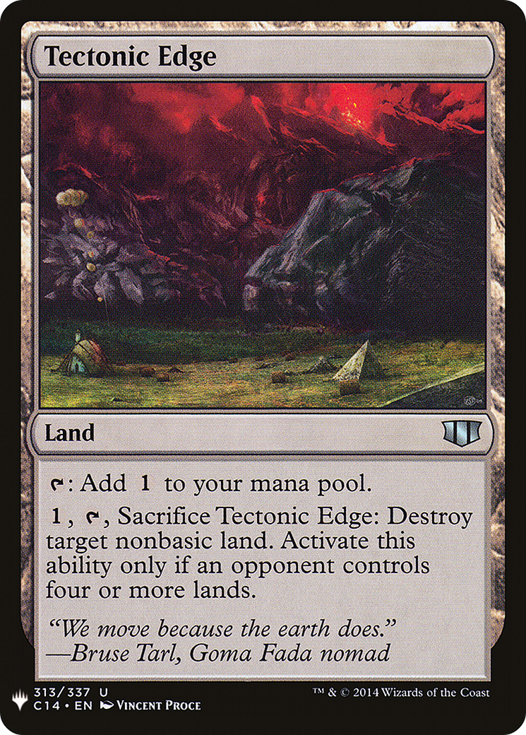 Image of Tectonic Edge (LIST-313) - The List