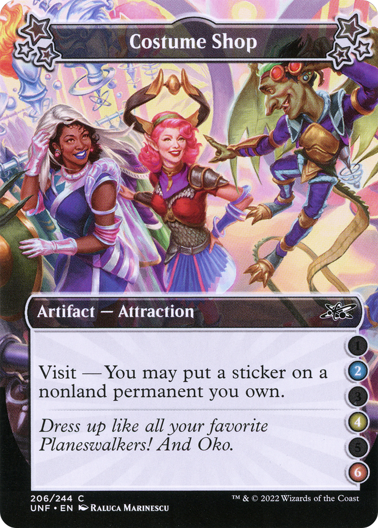 Image of Costume Shop (2-4-6) (UNF-206) - Unfinity Foil
