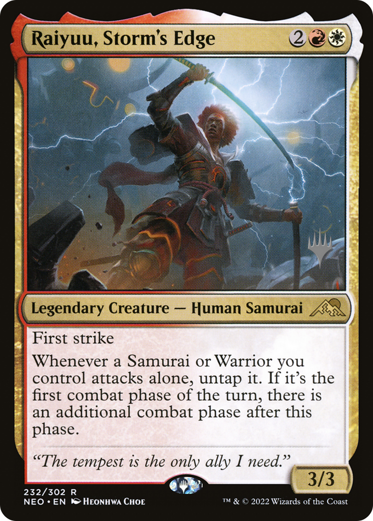 Image of Raiyuu, Storm's Edge (PPNEO-232) - Kamigawa: Neon Dynasty Promos Foil