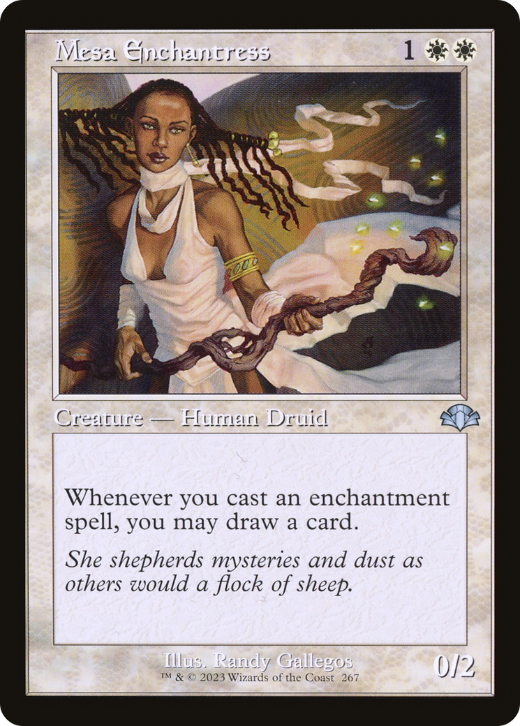 Image of Mesa Enchantress (Retro Frame) (DMR-267) - Dominaria Remastered Foil