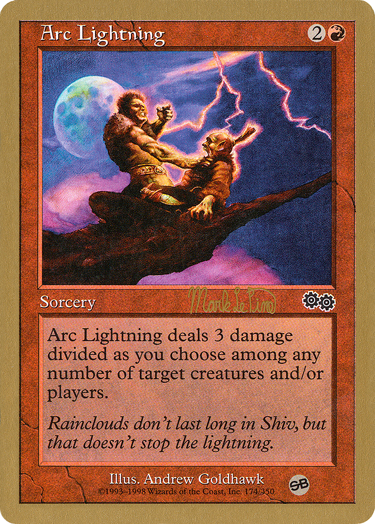 Image of Arc Lightning - 1999 Mark Le Pine (USG) (SB) (WCD-) - World Championship Decks 1999