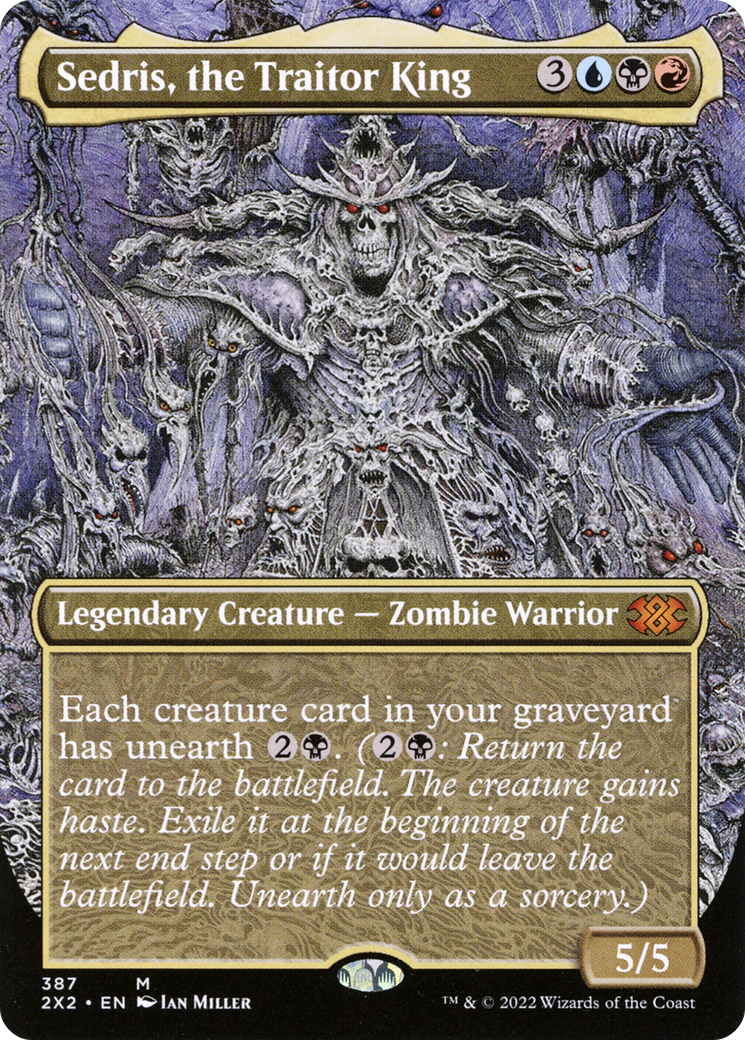 Image of Sedris, the Traitor King (Borderless) (2X2-387) - Double Masters 2022 (Borderless)