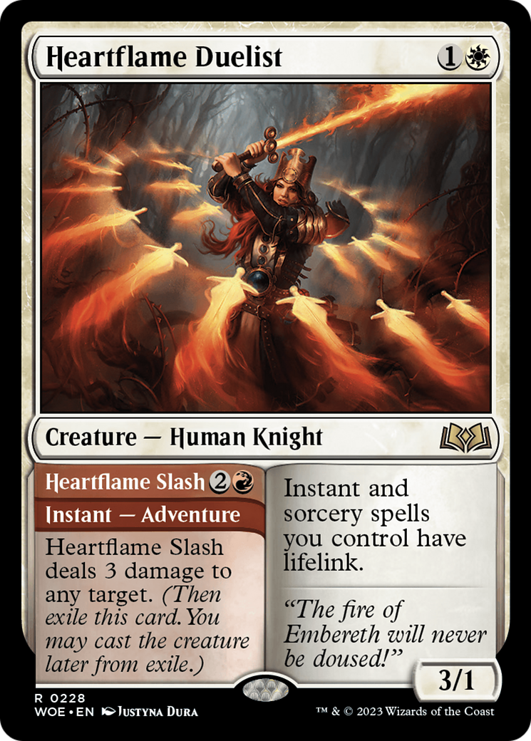 Image of Heartflame Duelist (WOE-228) - Wilds of Eldraine