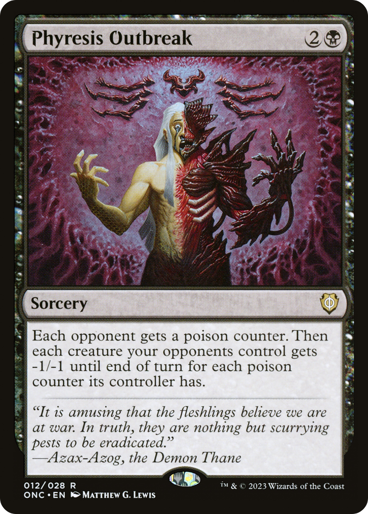 Image of Phyresis Outbreak (ONC-012) - Phyrexia: All Will Be One Commander