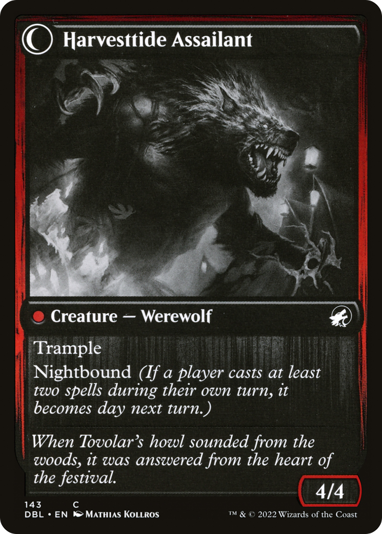 Image of Harvesttide Infiltrator (DBL-143) - Innistrad: Double Feature: (Double Faced Transform)