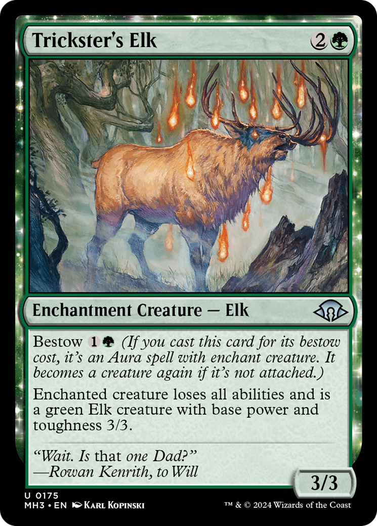 Image of Trickster's Elk (MH3-175) - Modern Horizons 3: (enchantment) Foil
