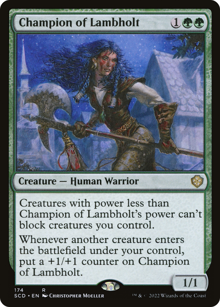 Image of Champion of Lambholt (SCD-174) - Starter Commander Decks