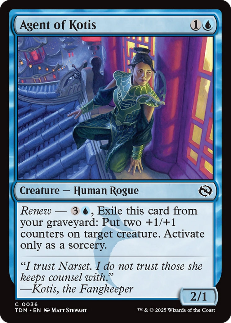 Image of Agent of Kotis (TDM-036) - Tarkir: Dragonstorm Foil