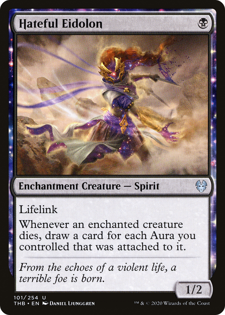 Image of Hateful Eidolon (THB-101) - Theros Beyond Death: (enchantment) Foil