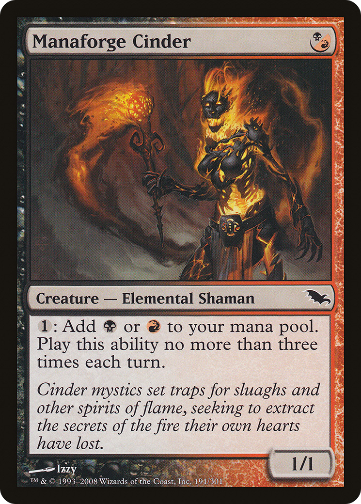 Image of Manaforge Cinder (SHM-191) - Shadowmoor Foil