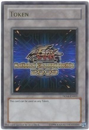 Image of Yu-Gi-Oh 5D's 2009 National Championship Token (TKN4-EN001) - Yu-Gi-Oh! Tokens Unlimited