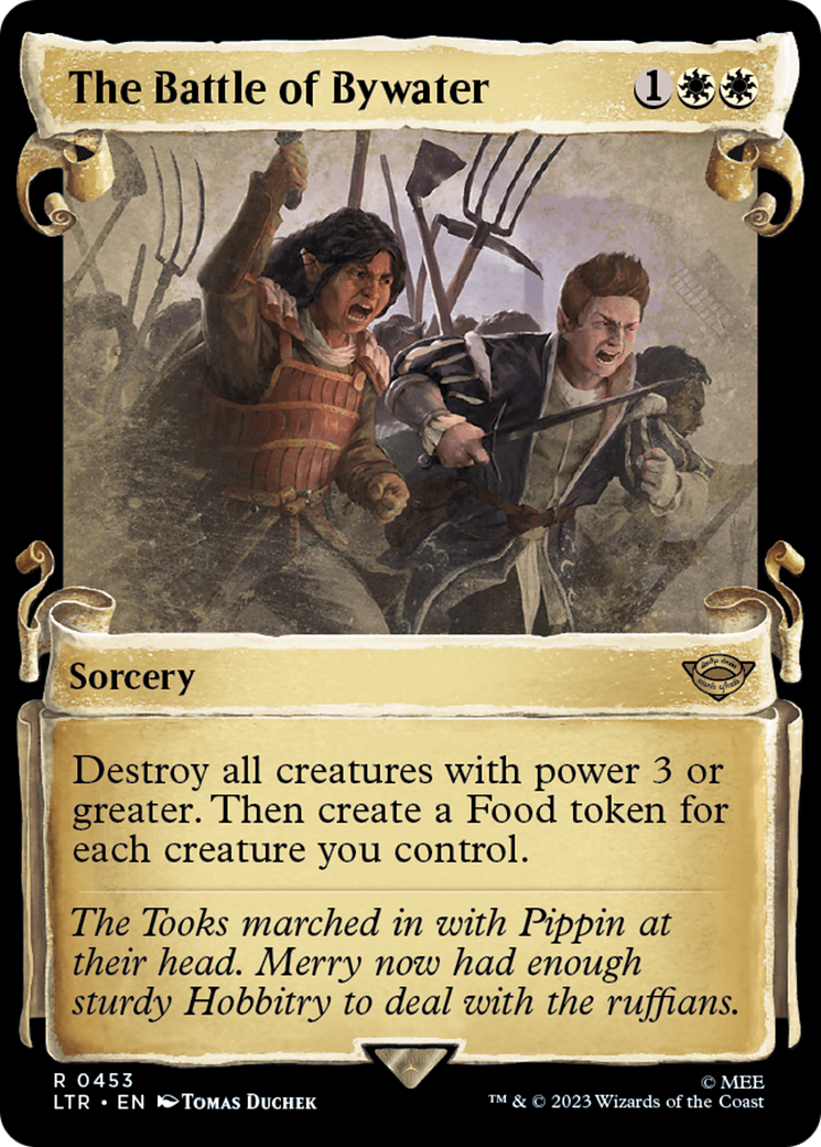 Image of The Battle of Bywater (Showcase Scrolls) (LTR-453) - The Lord of the Rings: Tales of Middle-earth: (Showcase)