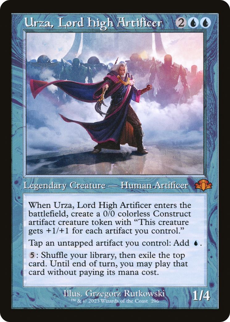 Image of Urza, Lord High Artificer (Retro Frame) (DMR-296) - Dominaria Remastered
