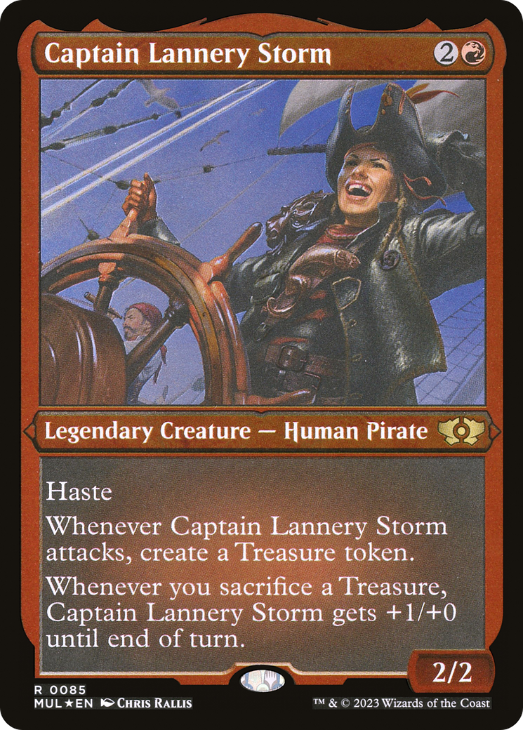 Image of Captain Lannery Storm (Foil Etched) (MUL-085) - Multiverse Legends Foil