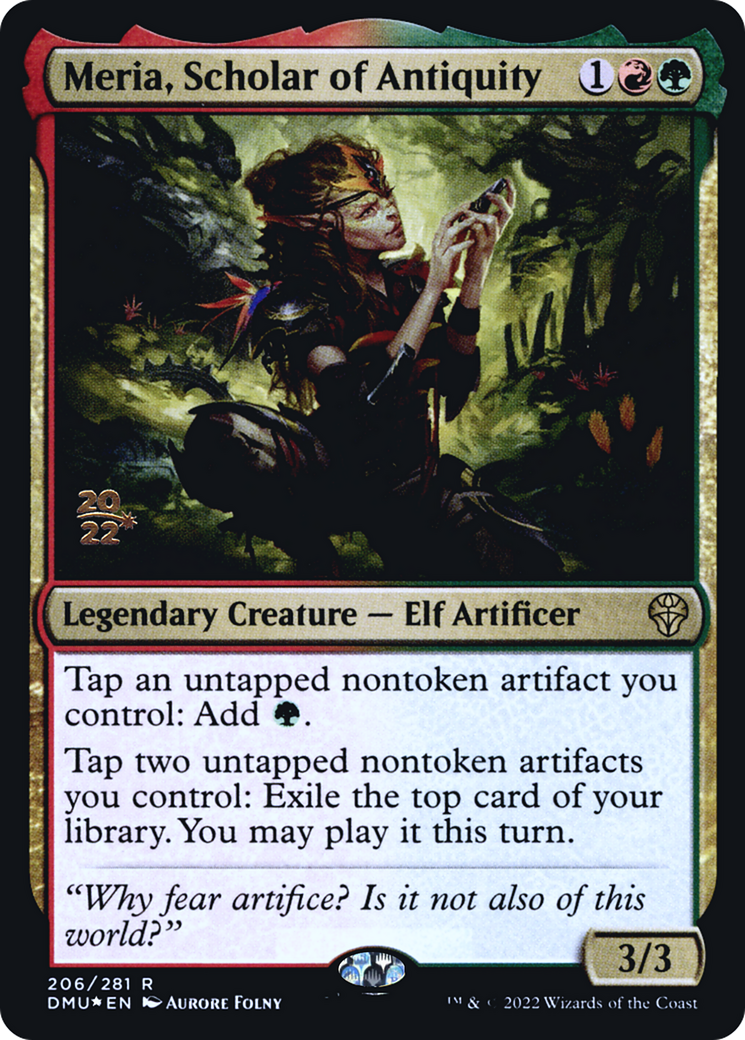 Image of Meria, Scholar of Antiquity (PRE-206) - Dominaria United Promos Foil