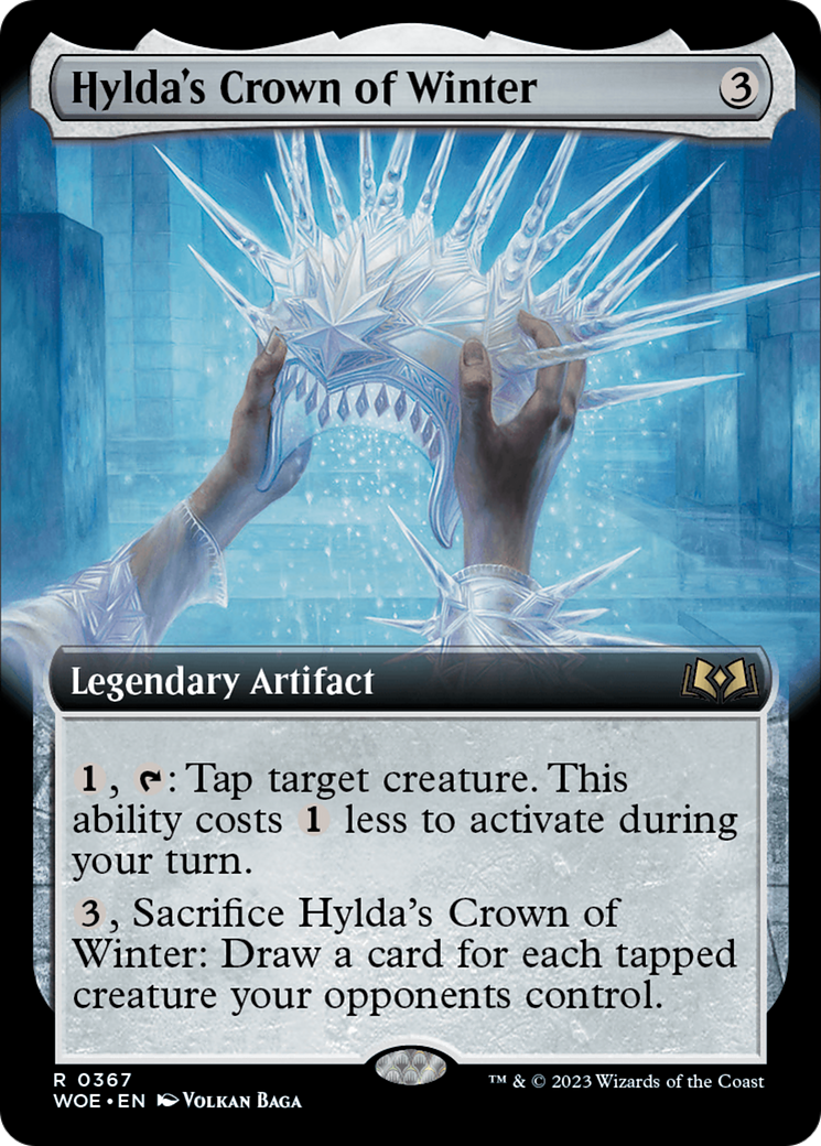 Image of Hylda's Crown of Winter (Extended Art) (WOE-367) - Wilds of Eldraine: (Extended Art)