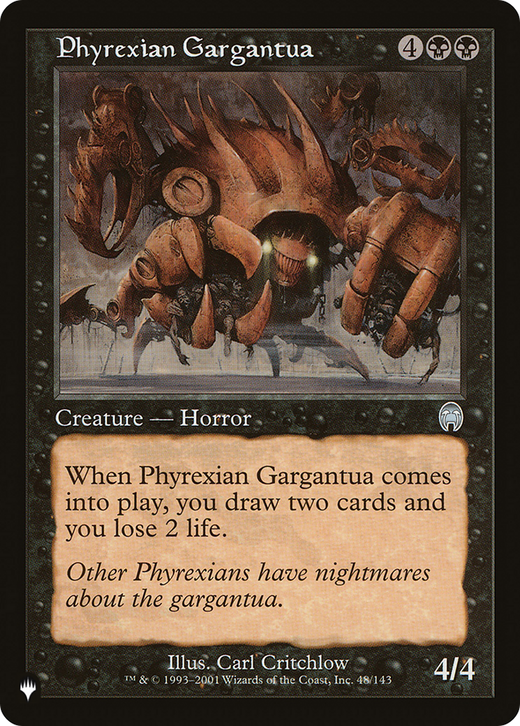Image of Phyrexian Gargantua (LIST-APC-48) - The List