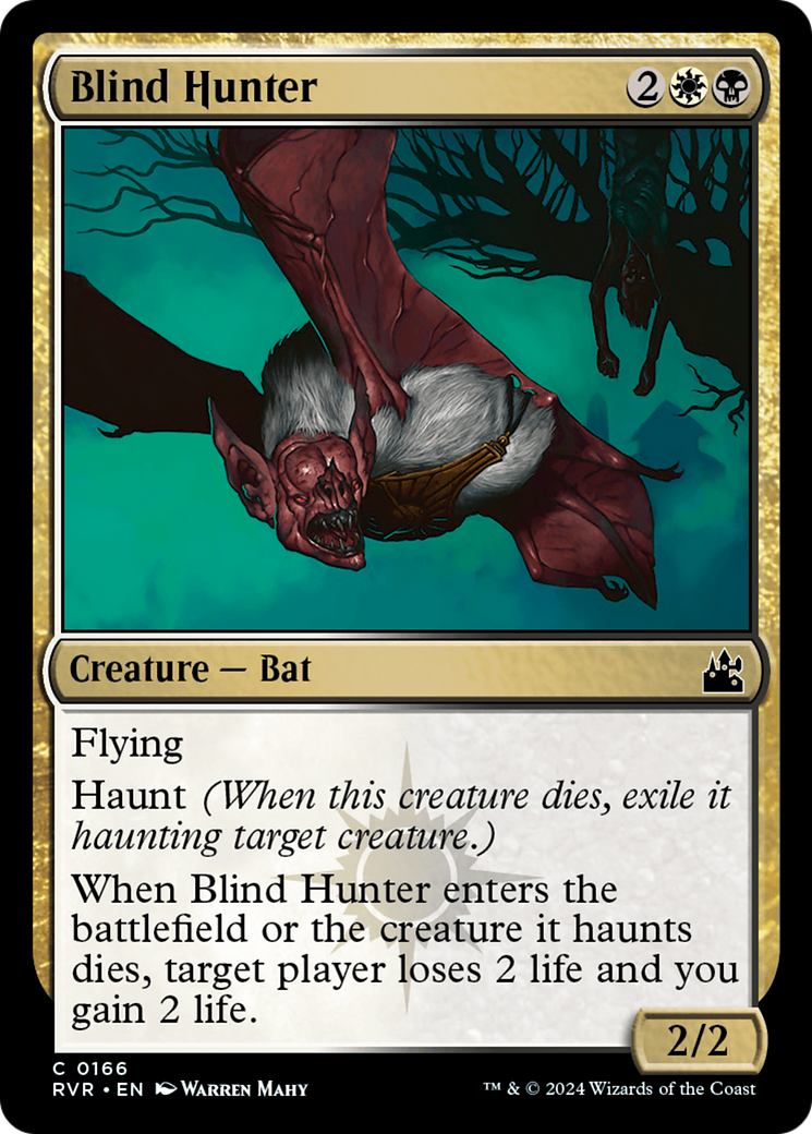 Image of Blind Hunter (RVR-166) - Ravnica Remastered Foil