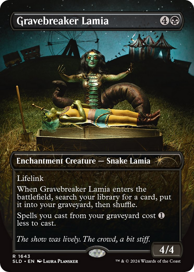 Image of Gravebreaker Lamia (SLD-1643) - Secret Lair Drop (Borderless)