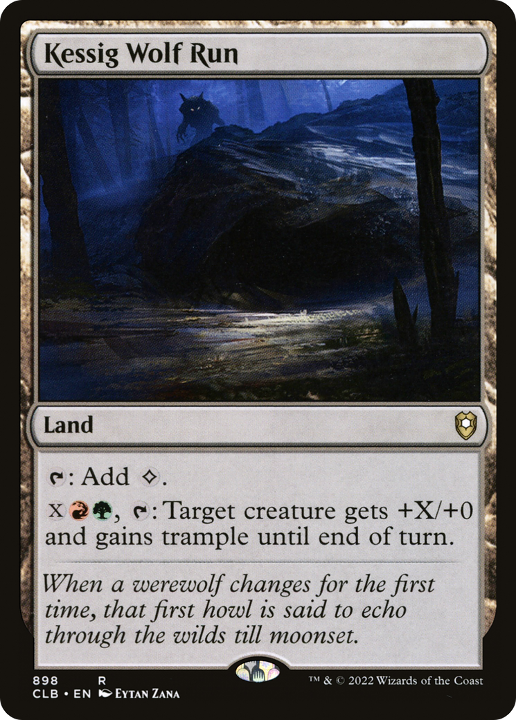 Image of Kessig Wolf Run (CLB-898) - Commander Legends: Battle for Baldur's Gate