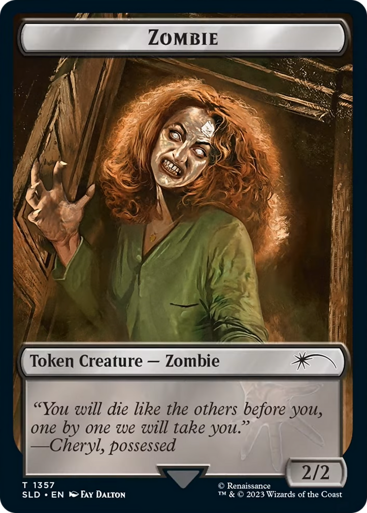 Image of Zombie Token (SLD-1357) - Secret Lair Drop
