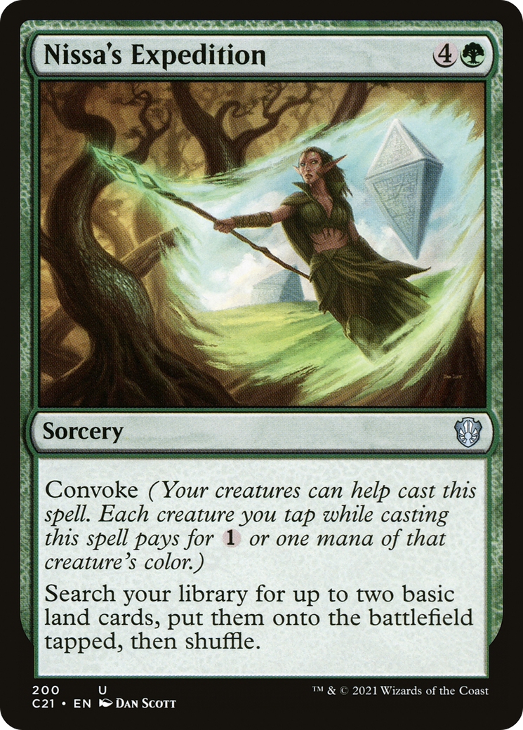 Image of Nissa's Expedition (C21-200) - Commander 2021