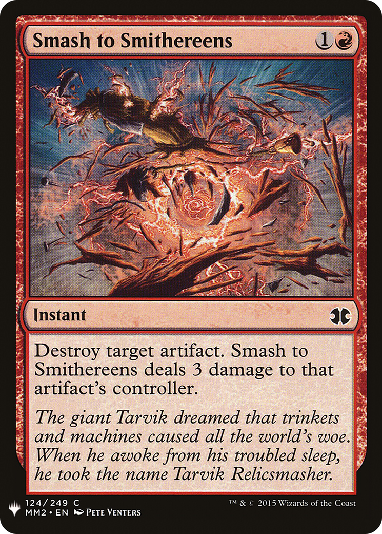 Image of Smash to Smithereens (LIST-124) - The List