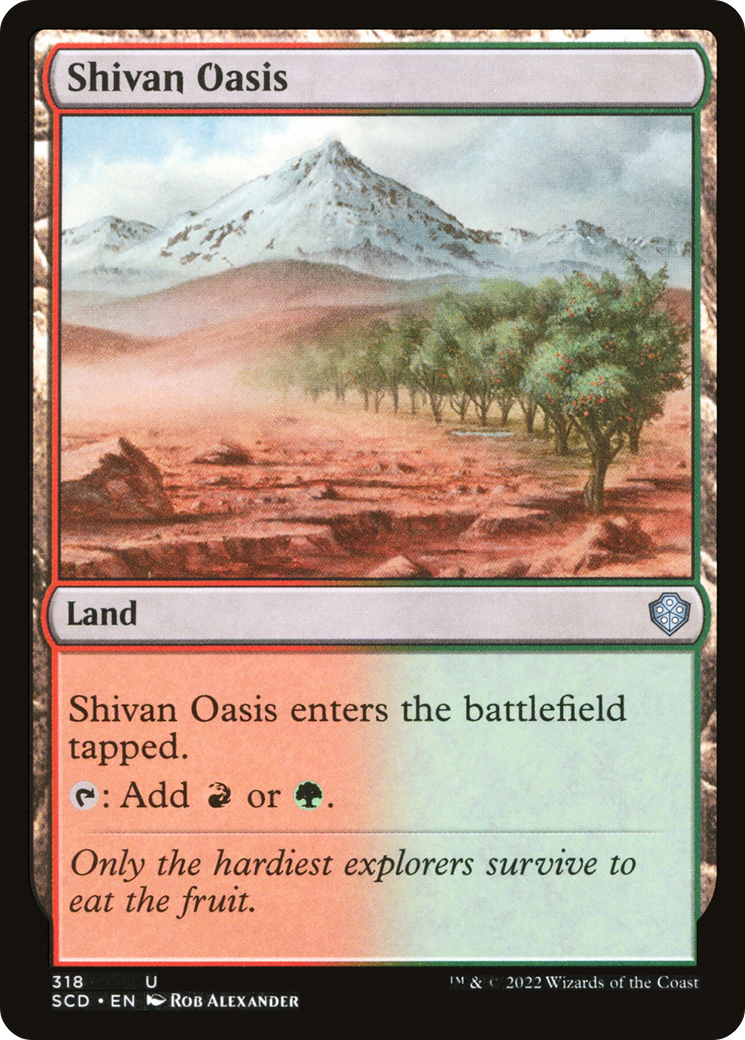 Image of Shivan Oasis (SCD-318) - Starter Commander Decks