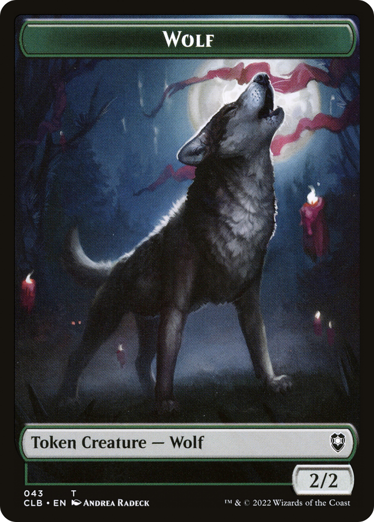 Image of Wolf (TCLB-043) - Battle for Baldur's Gate Tokens
