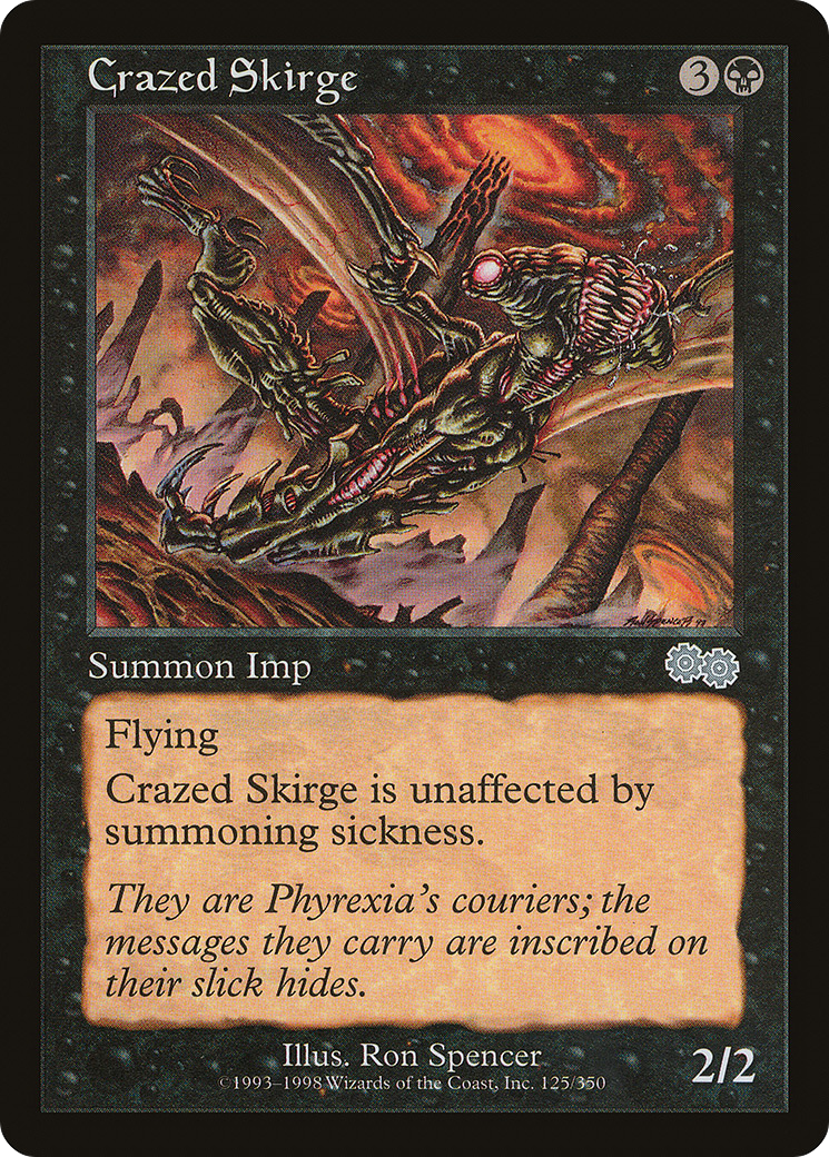 Image of Crazed Skirge (USG-125) - Urza's Saga