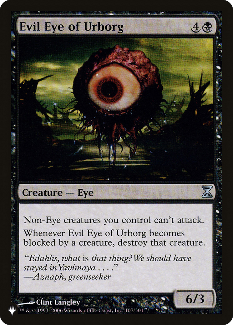 Image of Evil Eye of Urborg (LIST-TSP-107) - The List