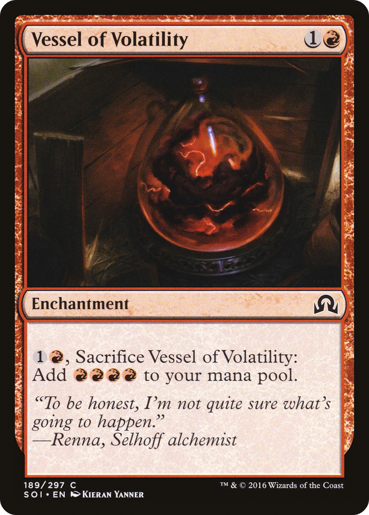 Image of Vessel of Volatility (SOI-189) - Shadows over Innistrad Foil