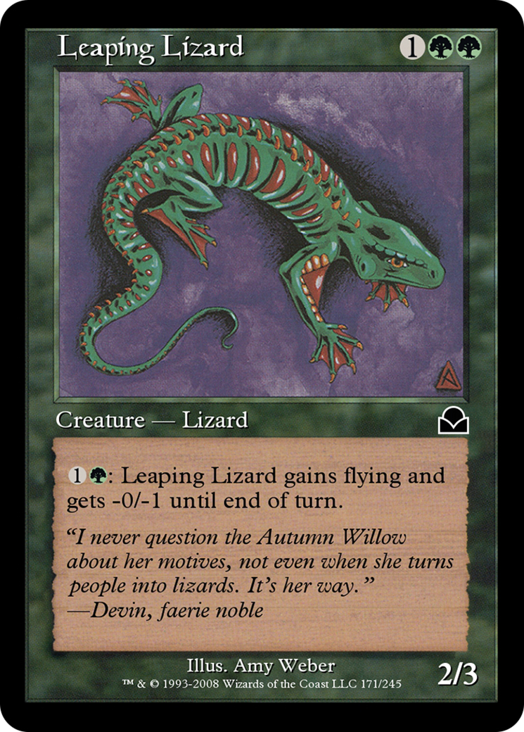Image of Leaping Lizard (ME2-171) - Masters Edition II