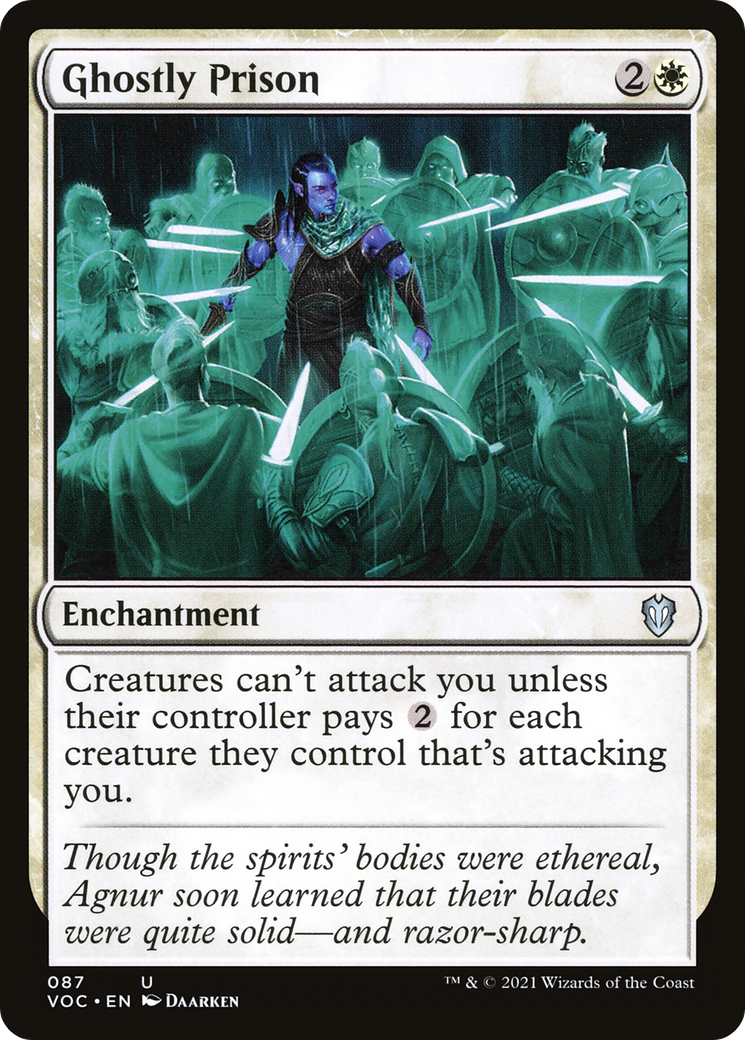 Image of Ghostly Prison (VOC-087) - Crimson Vow Commander
