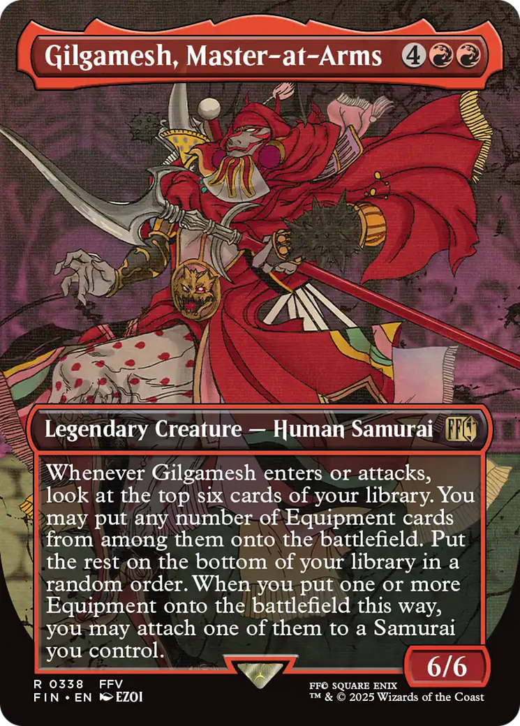 Image of Gilgamesh, Master-at-Arms (Borderless) (FIN-338) - FINAL FANTASY (Borderless)