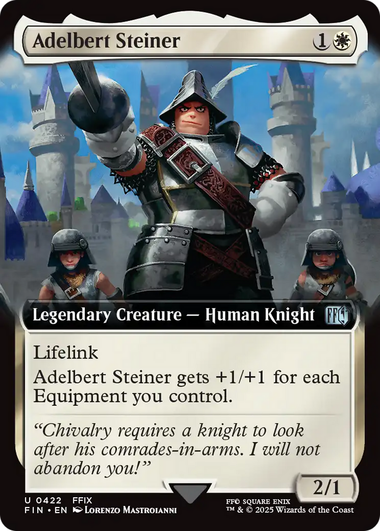 Image of Adelbert Steiner (Extended Art) (FIN-422) - FINAL FANTASY: (Extended Art) Foil