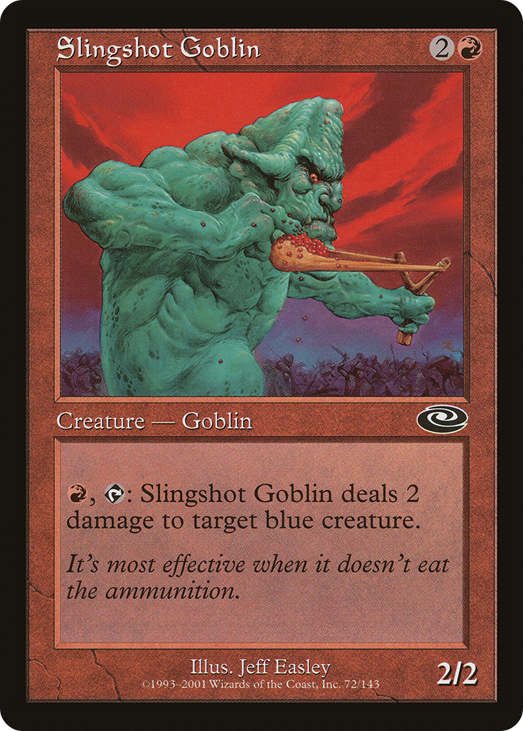 Image of Slingshot Goblin (PLS-072) - Planeshift Foil