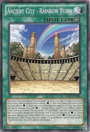Image of Ancient City - Rainbow Ruins (Starfoil) (BATT-EN006) - Battle Pack Tournament Prize Cards Limited