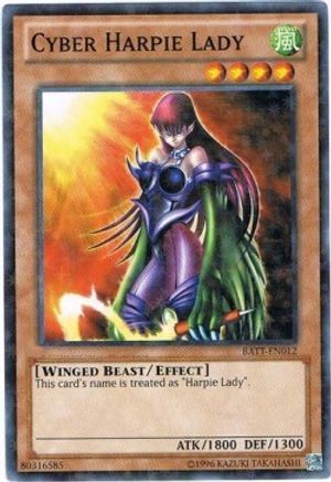 Image of Cyber Harpie Lady (Starfoil) (BATT-EN012) - Battle Pack Tournament Prize Cards Limited