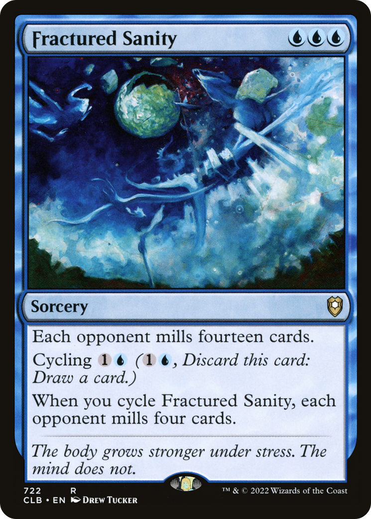 Image of Fractured Sanity (CLB-722) - Commander Legends: Battle for Baldur's Gate