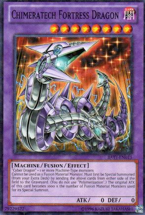 Image of Chimeratech Fortress Dragon (Starfoil) (BATT-EN015) - Battle Pack Tournament Prize Cards Limited