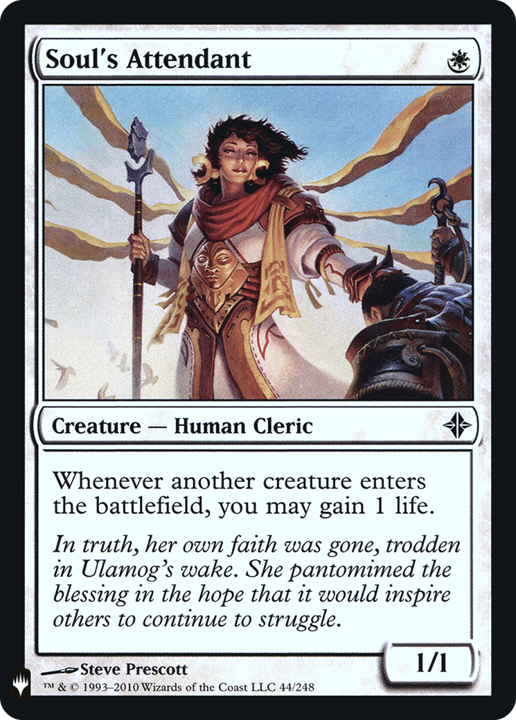 Image of Soul's Attendant (LIST-ROE-44) - The List Foil