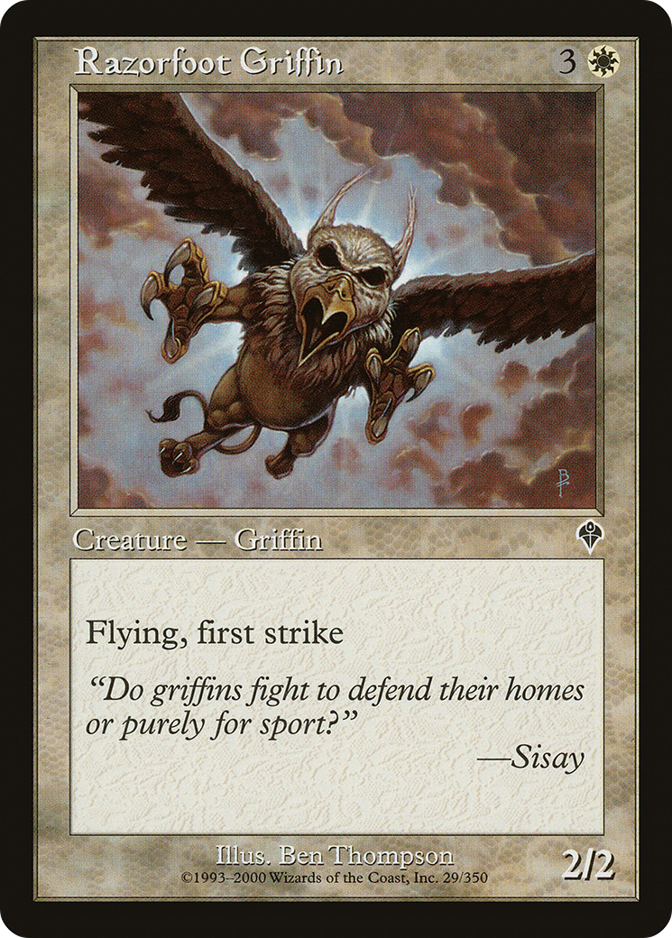 Image of Razorfoot Griffin (INV-029) - Invasion