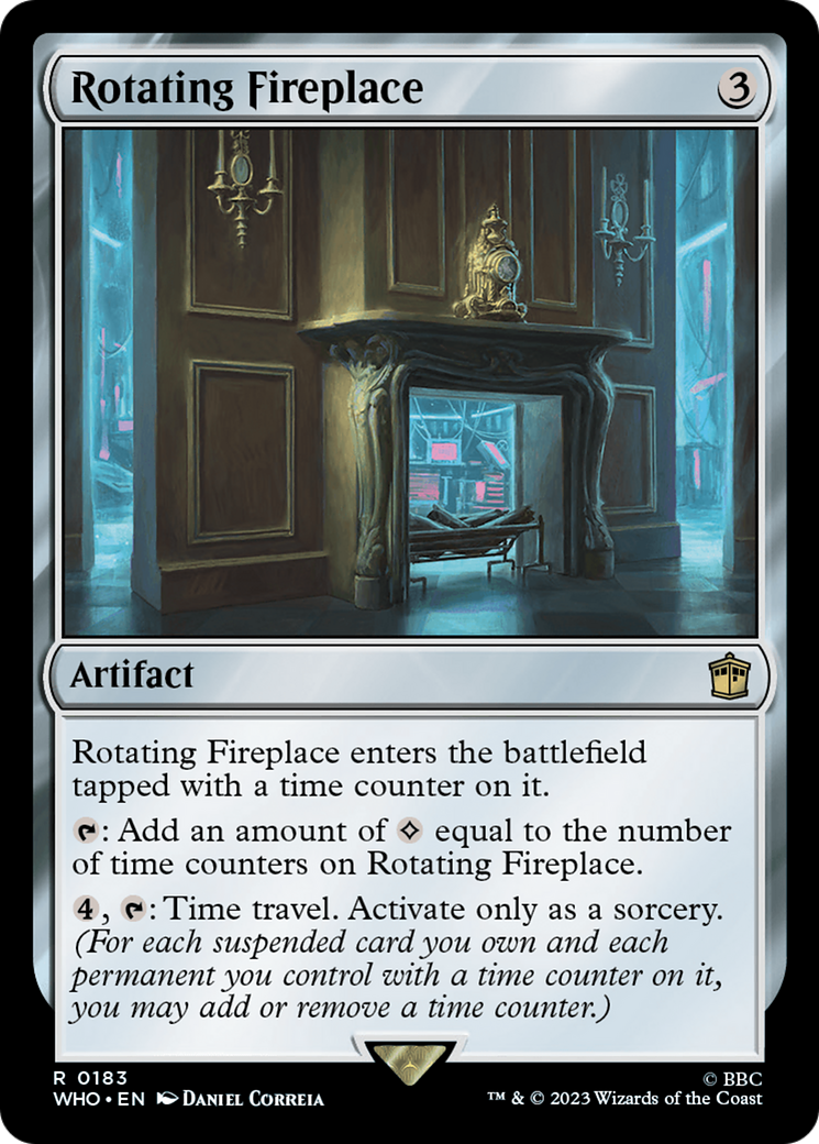 Image of Rotating Fireplace (WHO-183) - Doctor Who